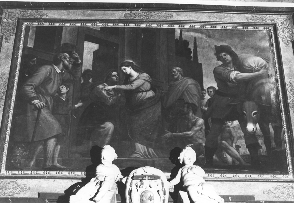Visitazione (dipinto) di Cresti Domenico detto Passignano (sec. XVII)