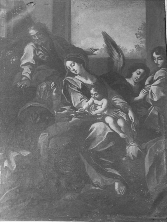 Sacra Famiglia con Sant'Anna (dipinto) - ambito romano (sec. XVIII)