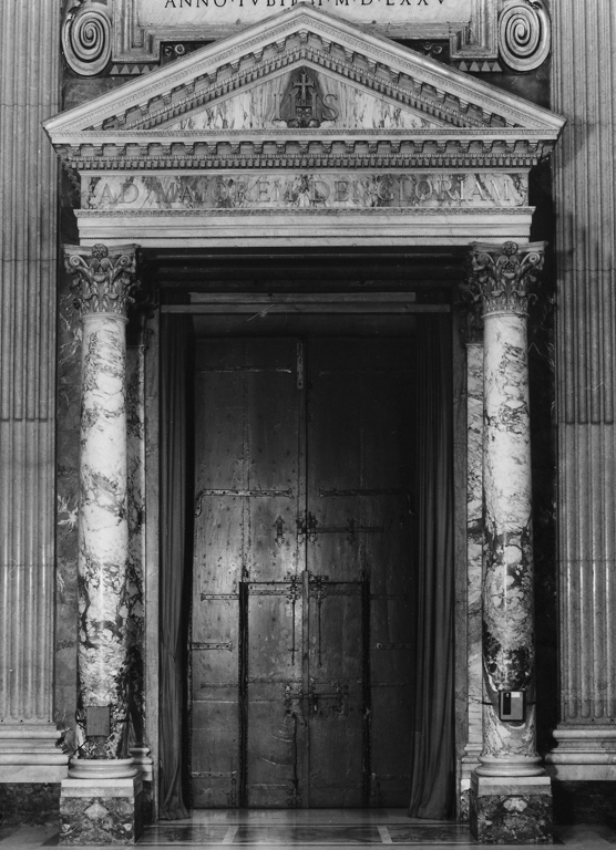 portale maggiore - bottega romana (sec. XIX, sec. XIX)