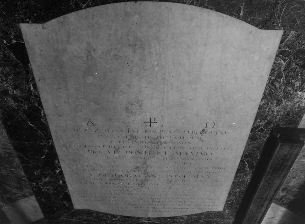 lapide - bottega romana (sec. XIX)