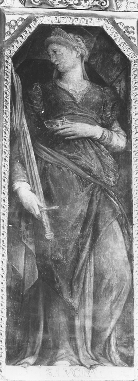 Santa Lucia (dipinto) di Ciampelli Agostino (secc. XVI/ XVII)