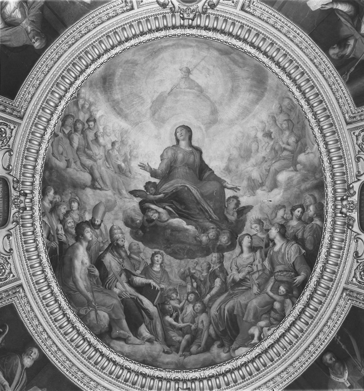 Madonna in gloria tra Santi martiri (dipinto) di Ciampelli Agostino (secc. XVI/ XVII)