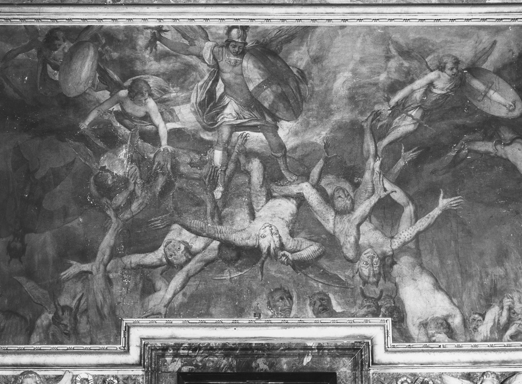 La cacciata degli Angeli ribelli (dipinto) di Zuccari Federico (sec. XVI)