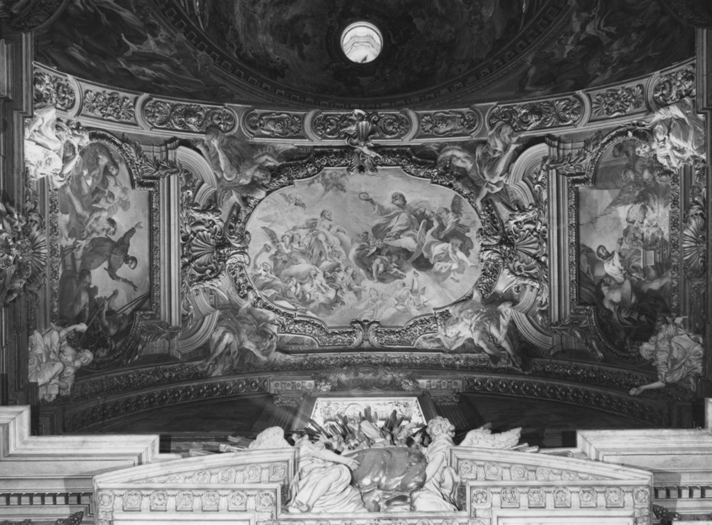 decorazione plastico-pittorica di Carloni Giovanni Andrea - ambito di Pietro da Cortona (sec. XVII)