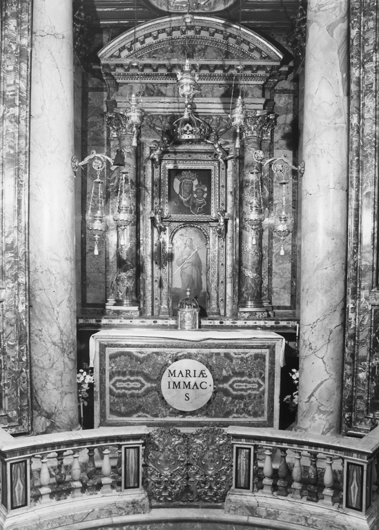 altare di Bassi Bartolomeo detto Bartolomeo di Stignana, Valeriano Giuseppe (sec. XVI)