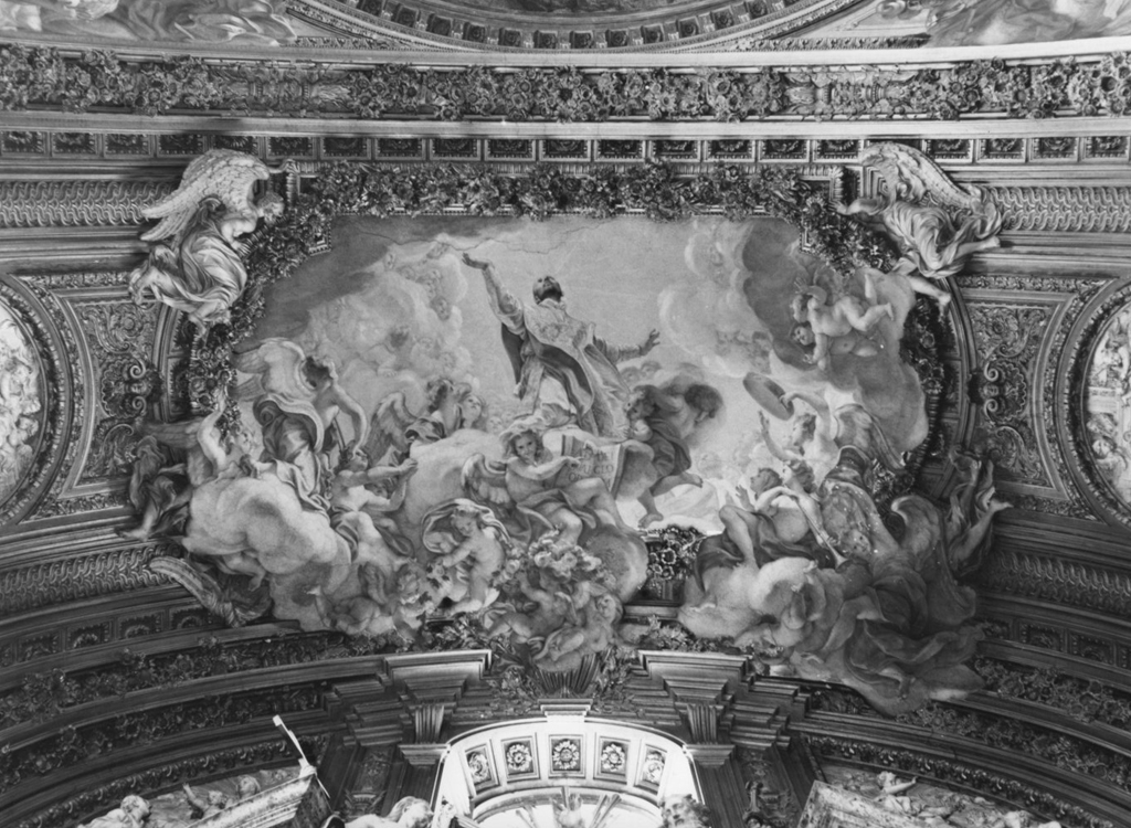 Gloria di Sant'Ignazio (dipinto) di Gaulli Giovanni Battista detto Baciccio (sec. XVII)