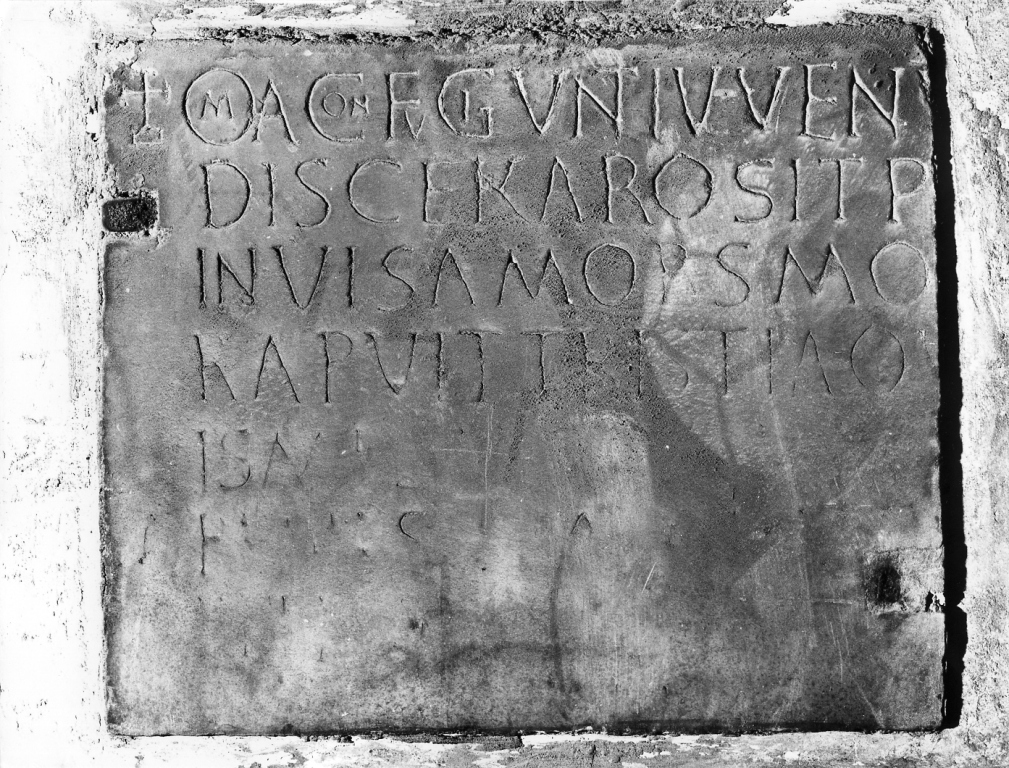 lapide - ambito romano (sec. VII)