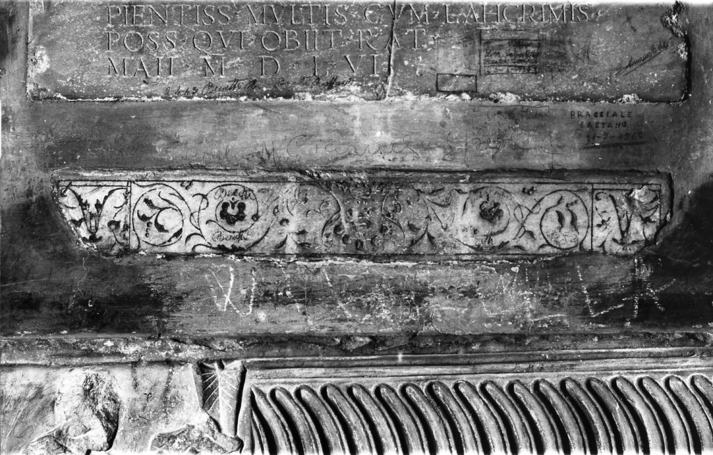 rilievo, frammento - ambito romano (sec. VIII)