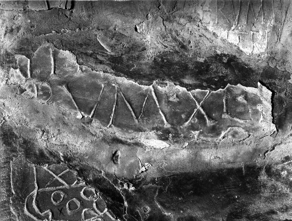 lapide tombale, frammento - ambito romano (secc. III/ IV)