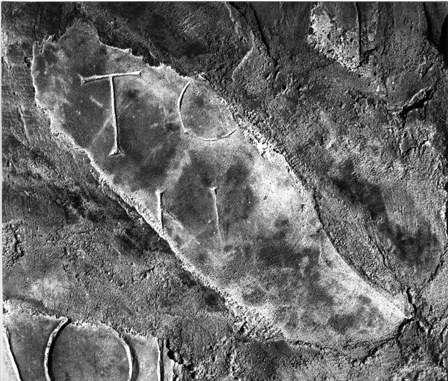 lapide tombale, frammento - ambito romano (secc. III/ IV)