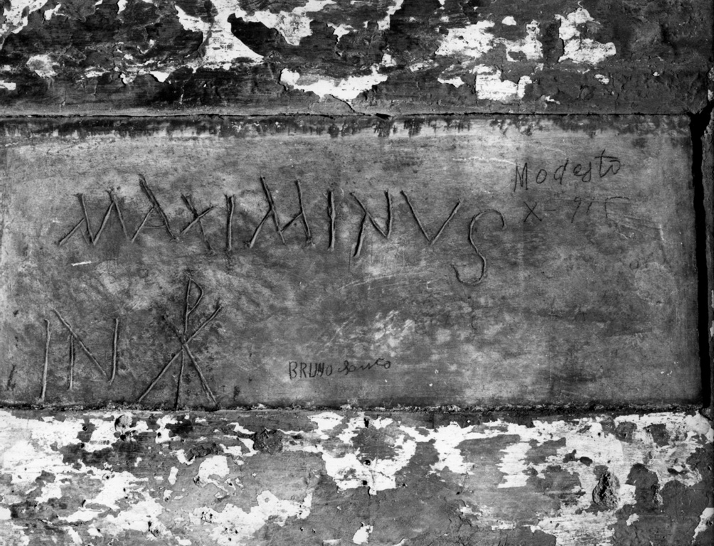 lapide, frammento - ambito romano (sec. V)