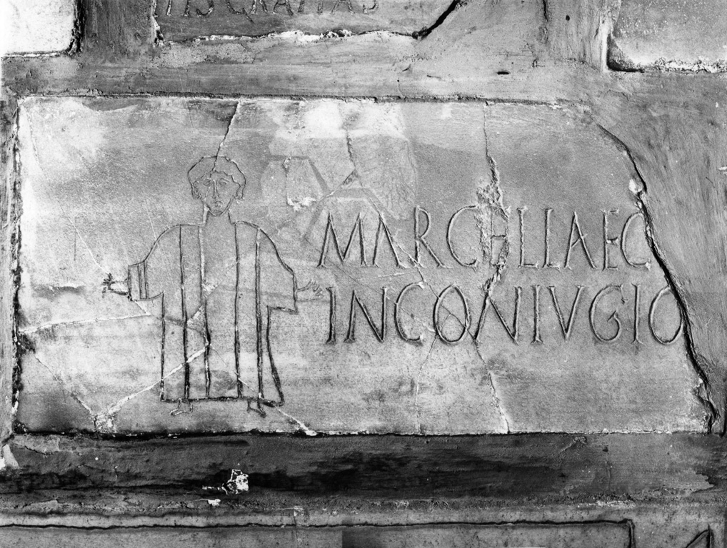 lapide - ambito romano (secc. III/ IV)