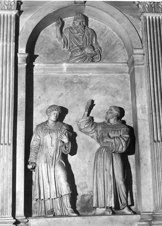 S. Francesco (scultura) di Michelangelo Senese (attribuito) (sec. XVI)