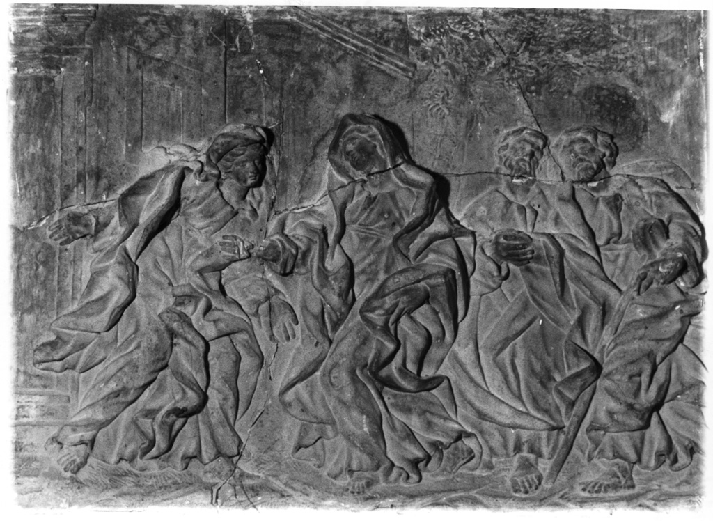 visitazione (rilievo) di Grassia Francesco detto Siciliano (attribuito) (sec. XVII)