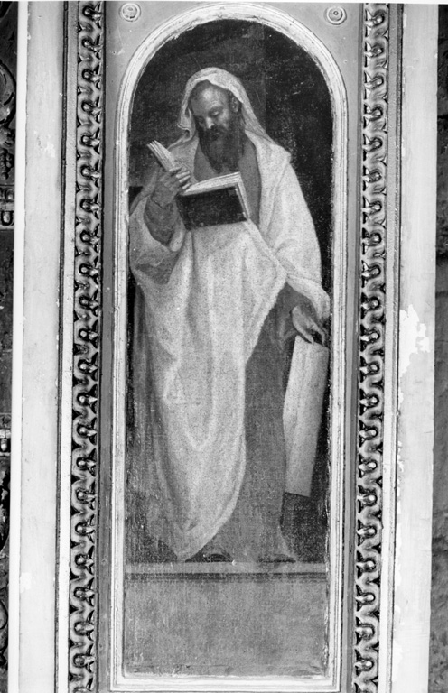 profeta (dipinto) di Muziano Girolamo detto Girolamo da Brescia (attribuito) (sec. XVI, sec. XVI)