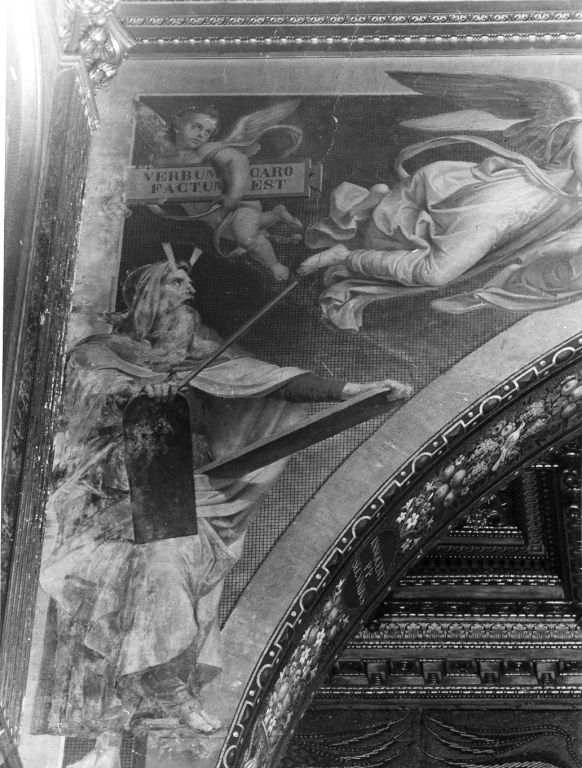 Mosè (decorazione pittorica, elemento d'insieme) di Cochetti Luigi (attribuito) (sec. XIX)