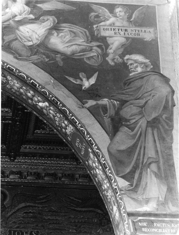 Mosè (decorazione pittorica, elemento d'insieme) di Cochetti Luigi (attribuito) (sec. XIX)