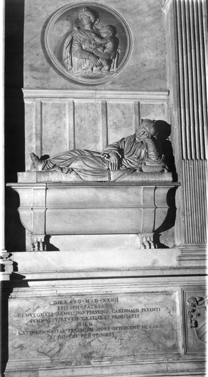 lapide di Michelangelo Senese (attribuito) (sec. XVI)