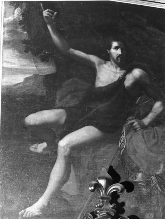 riposo nella fuga in Egitto (dipinto) di Carracci Antonio (attribuito) (sec. XVII)