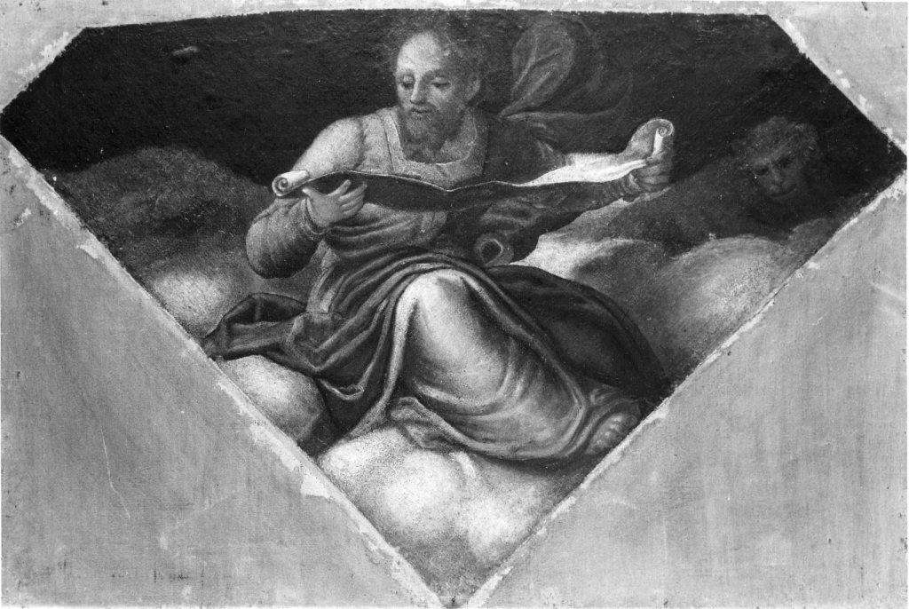 San Marco Evangelista (dipinto) di Pippi Giulio detto Giulio Romano (attribuito) (sec. XVI)