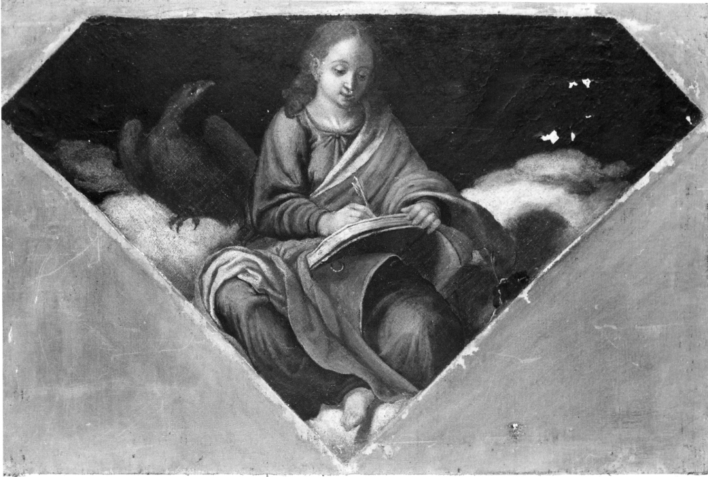San Luca Evangelista (dipinto) di Pippi Giulio detto Giulio Romano (attribuito) (sec. XVI)