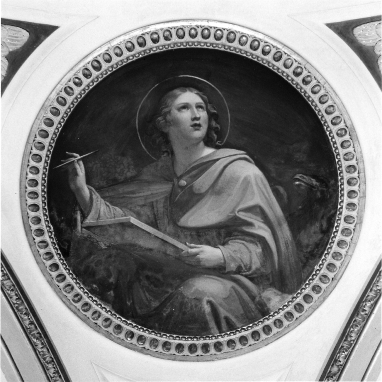 San Giovanni Evangelista (dipinto, elemento d'insieme) di Gagliardi Pietro (attribuito) (sec. XIX)