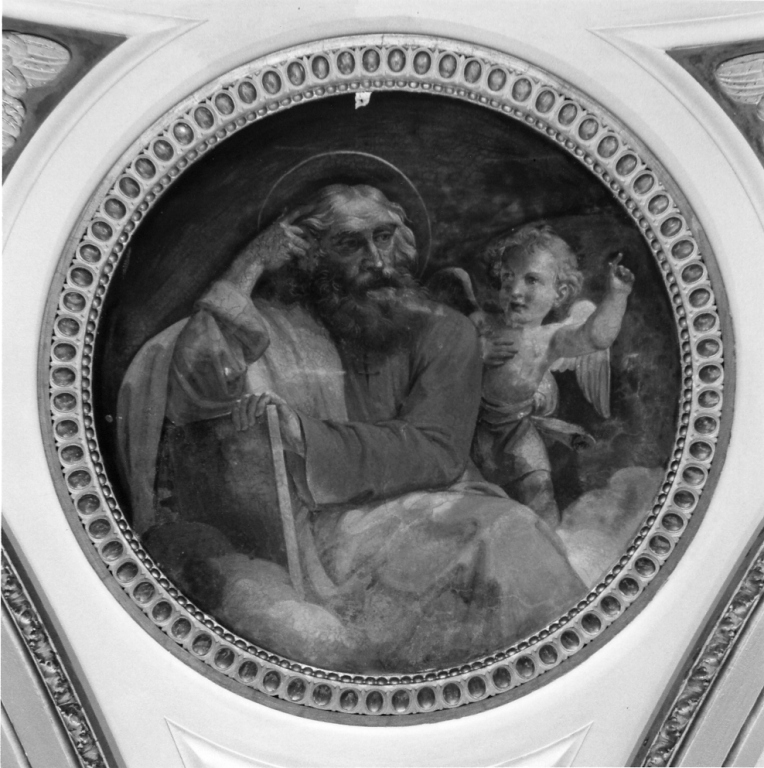 San Matteo (dipinto, elemento d'insieme) di Gagliardi Pietro (attribuito) (sec. XIX)
