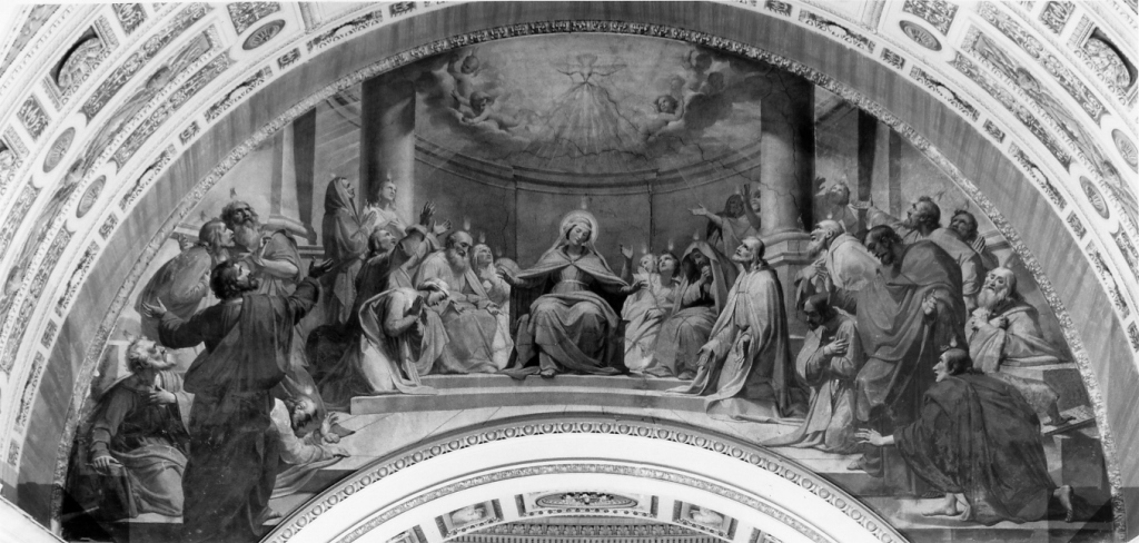 Pentecoste (dipinto) di Gagliardi Pietro (attribuito) (seconda metà sec. XIX)