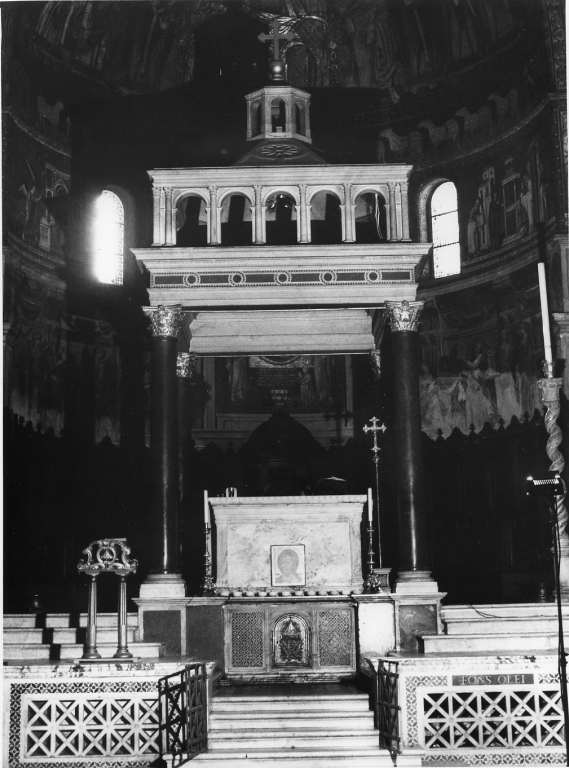 ciborio - ambito romano (sec. XII)