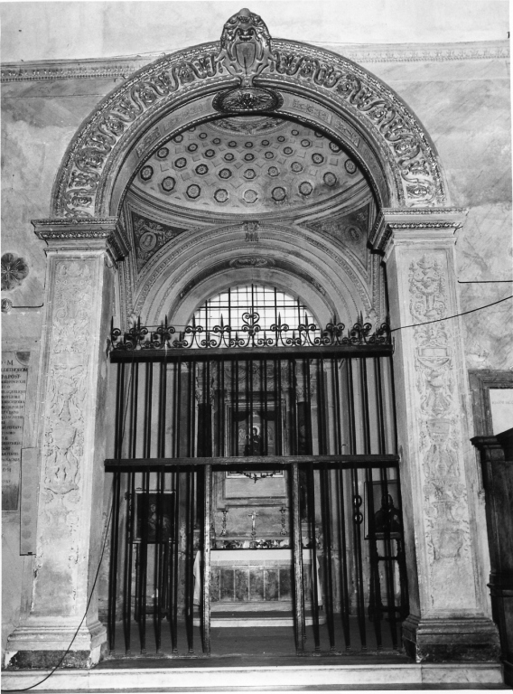 decorazione plastico-pittorica - ambito romano (sec. XVII)