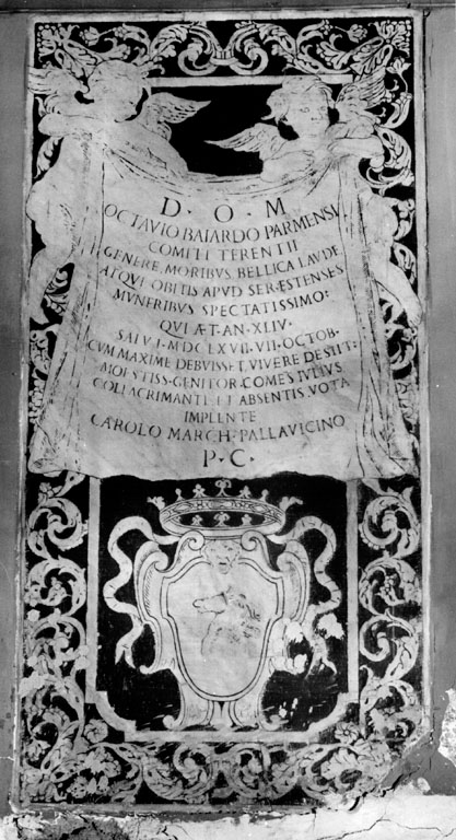 lapide tombale - ambito romano (sec. XVII)