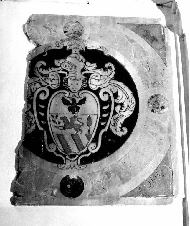 lapide, frammento - ambito romano (fine/inizio secc. XVII/ XVIII)