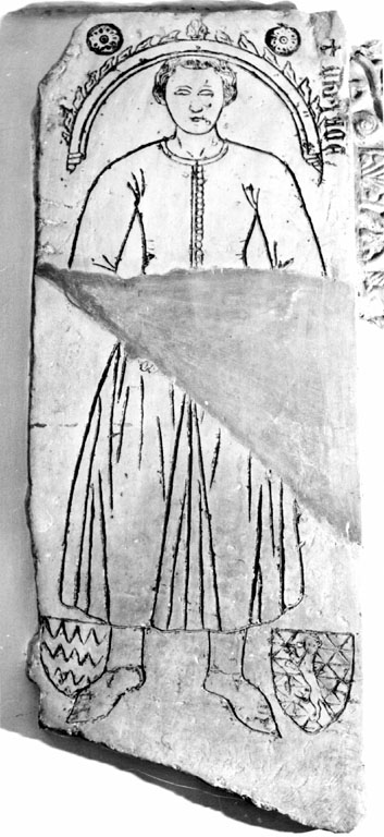 lapide tombale - ambito romano (sec. XV)