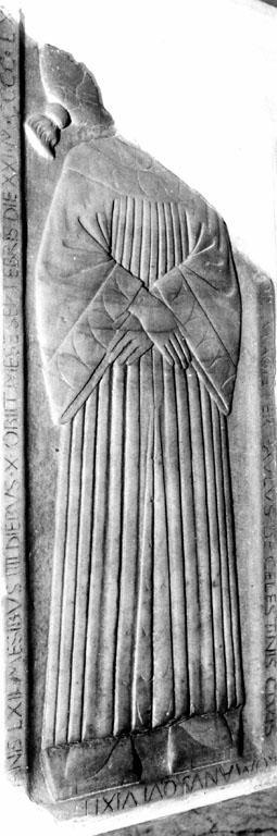 lapide tombale - ambito romano (sec. XV)