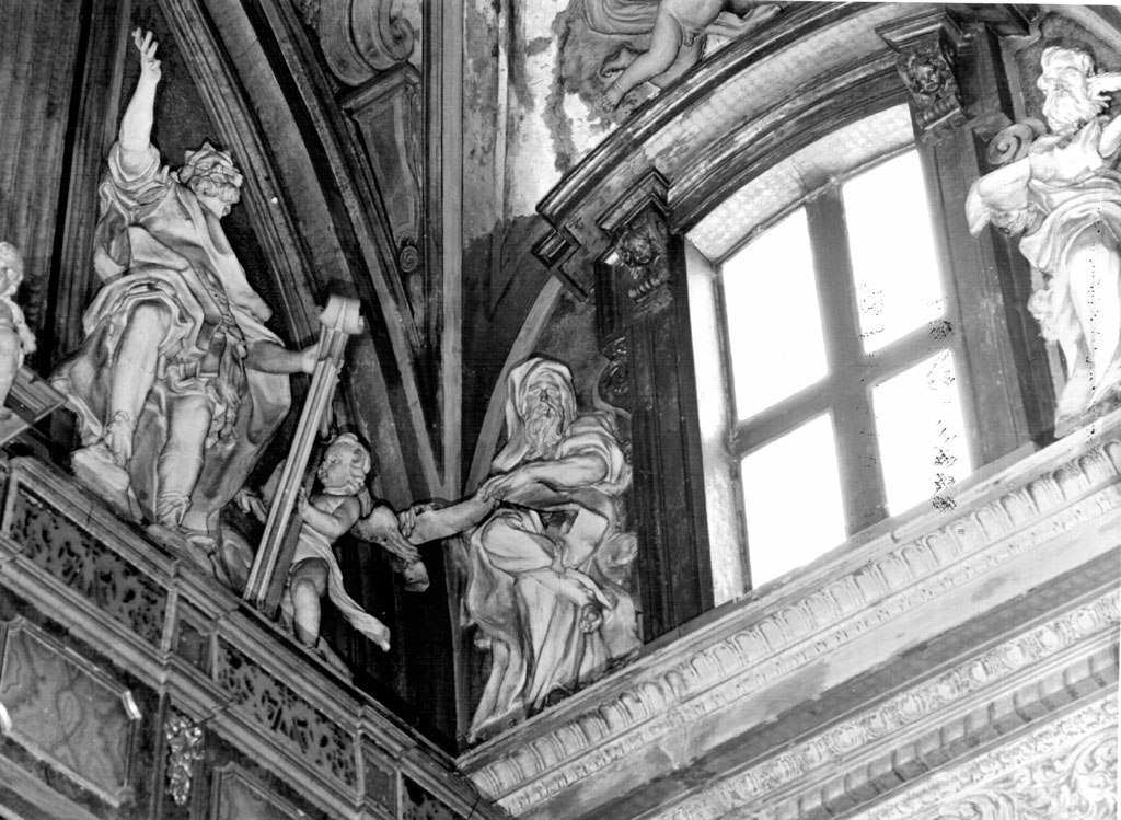 Profeta con cartiglio (statua) di Maille Michel (sec. XVII)