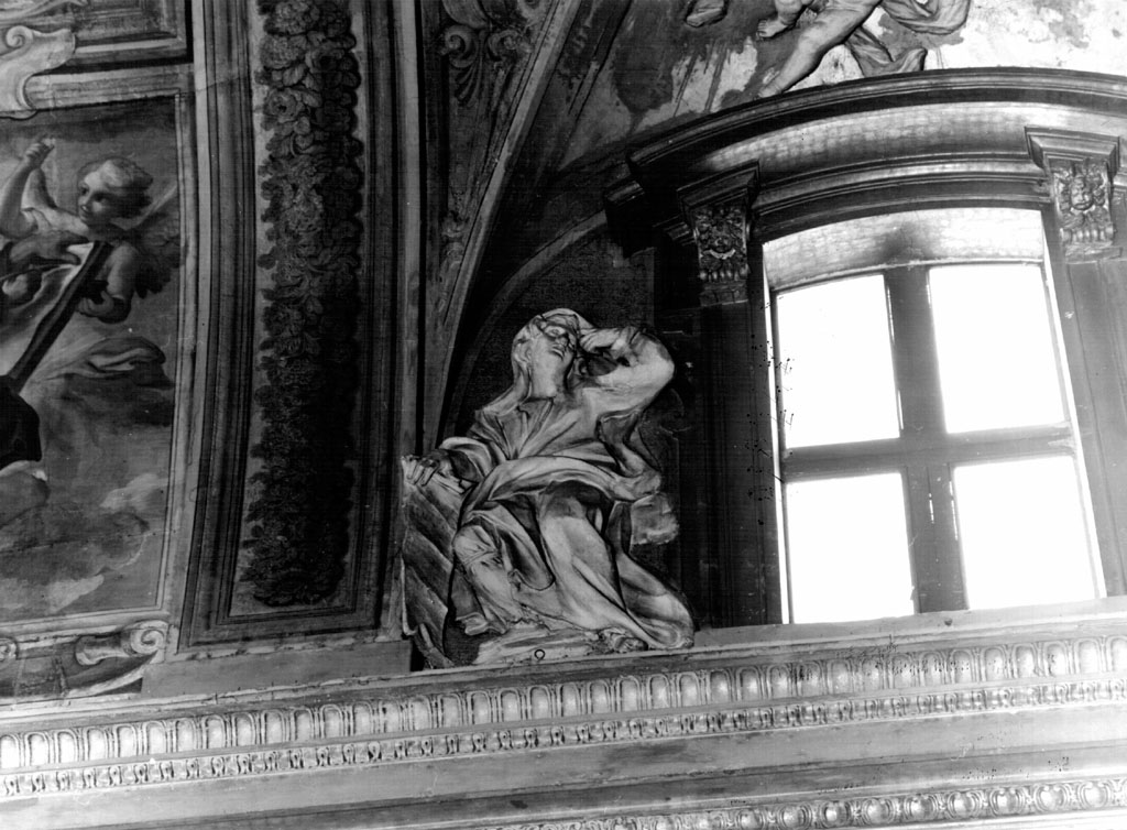 Profetessa con cartiglio (statua) di Maille Michel (sec. XVII)
