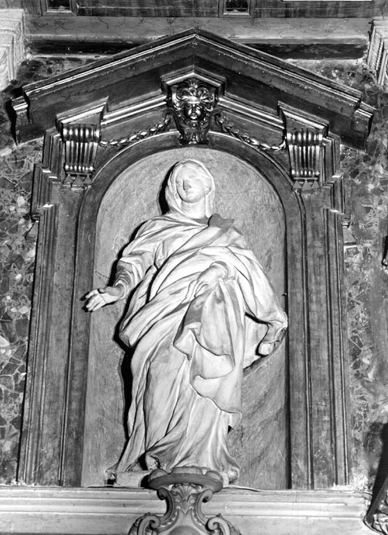 Santa (statua) di Cavallini Francesco (sec. XVII)