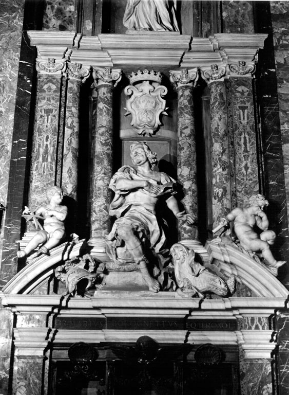 Ritratto di Fr. Mario Bolognetti (statua) di Cavallini Francesco (sec. XVII)