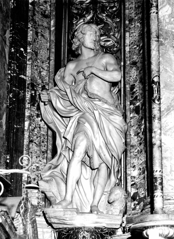 San Giovanni Battista (statua) di Mazzuoli Giuseppe (sec. XVII)