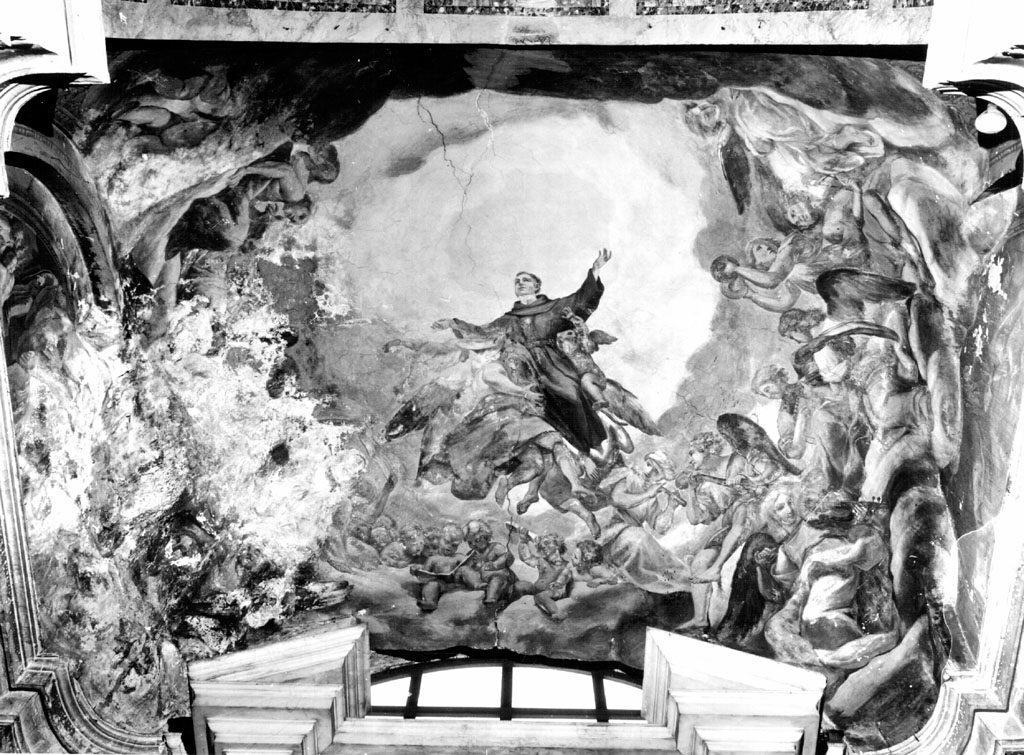 San Nicola da Tolentino (dipinto) di Minossi Raffaello (sec. XVIII)