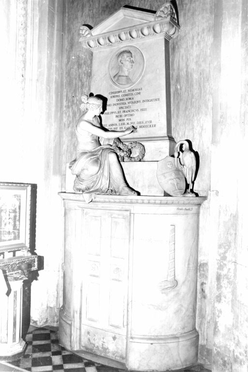 Ritratto del conte Giuseppe Cini (rilievo) di Rinaldi Rinaldo (sec. XIX)