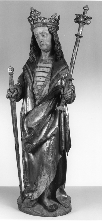 figura di Re (statua) - ambito Baviera meridionale, ambito Baviera meridionale (fine/inizio secc. XV/ XVI)