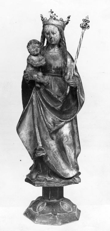 Madonna con Bambino (gruppo scultoreo) - manifattura tedesca (sec. XVI)