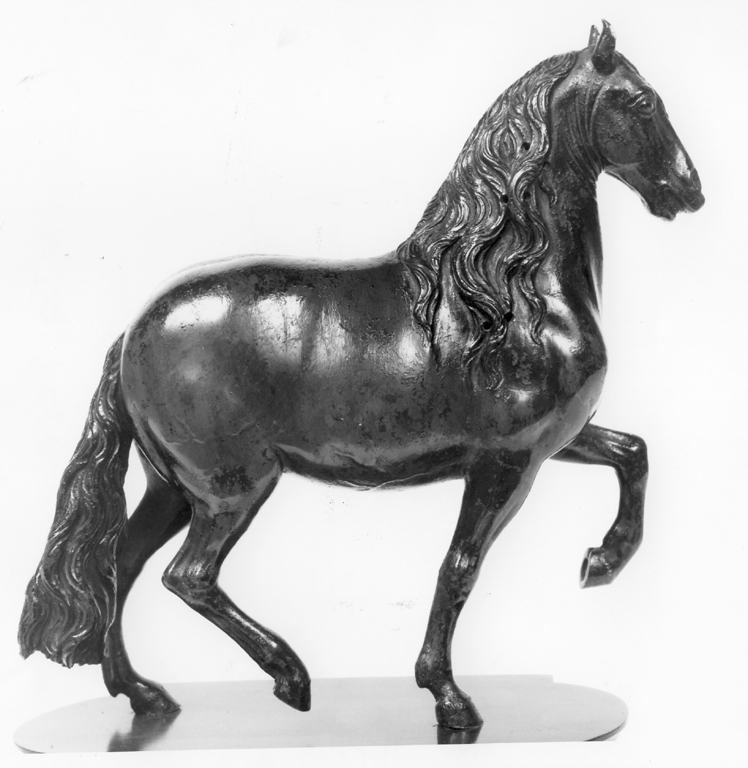 cavallo andante (scultura) - ambito fiammingo (primo quarto sec. XVII)