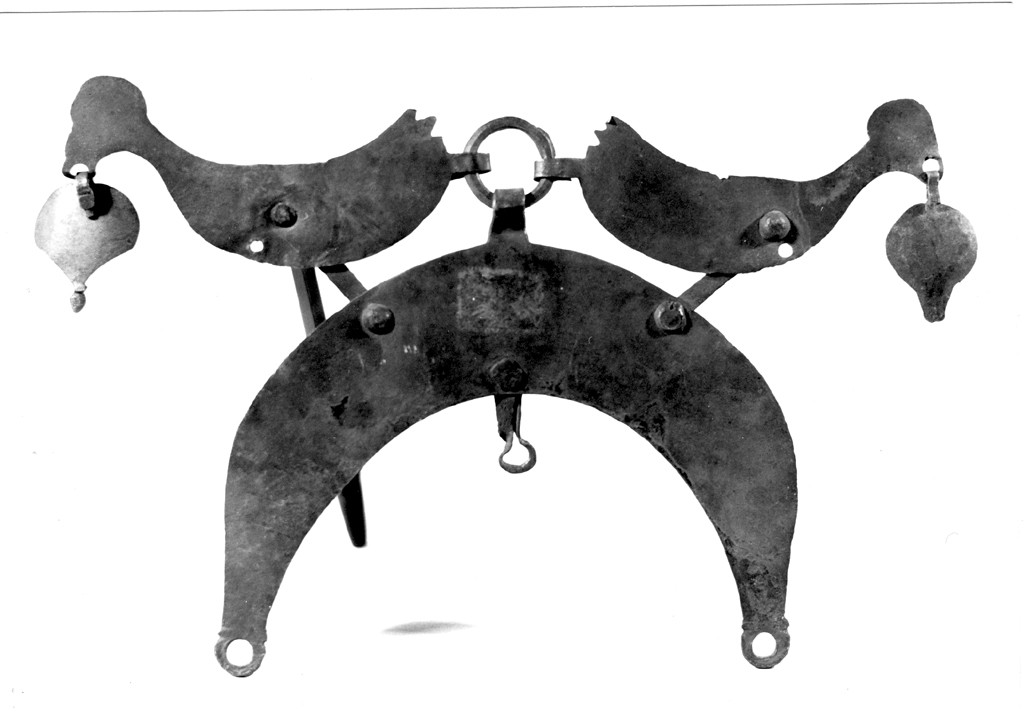 bardatura, elemento d'insieme - manifattura italiana (secc. XV/ XVI)