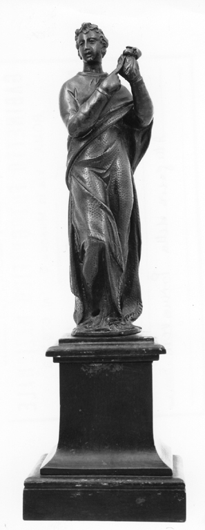 figura allegorica maschile con fiore (statuetta) - ambito veneziano (primo quarto sec. XVII)