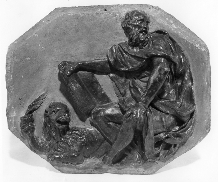 San Marco Evangelista (rilievo) - ambito veneziano (prima metà sec. XVI)