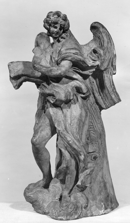 angelo portatitolo (statuetta) di Bernini Gian Lorenzo (sec. XVII)