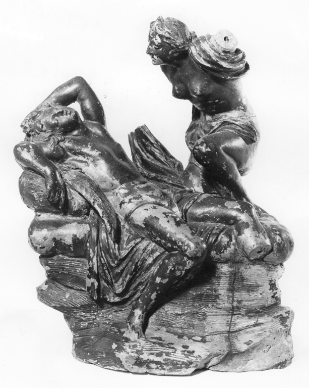 Amore e Psiche (scultura) di Cartari Giulio (ultimo quarto sec. XVII)