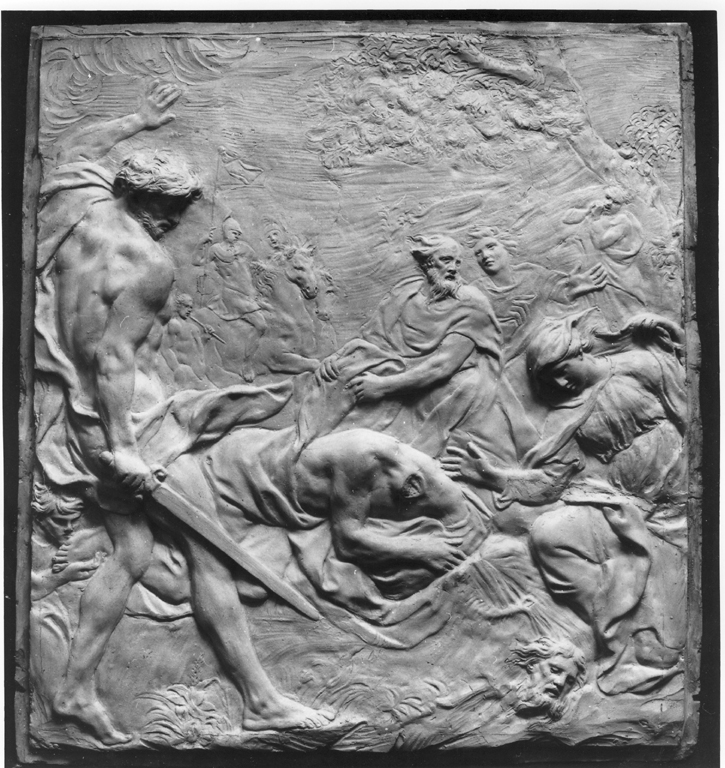 martirio di San Paolo (rilievo) - ambito romano (sec. XVII)